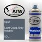 Preview: Opel, Light Quarz Grey Metallic, 5DU: 400ml Sprühdose, von ATW Autoteile West.